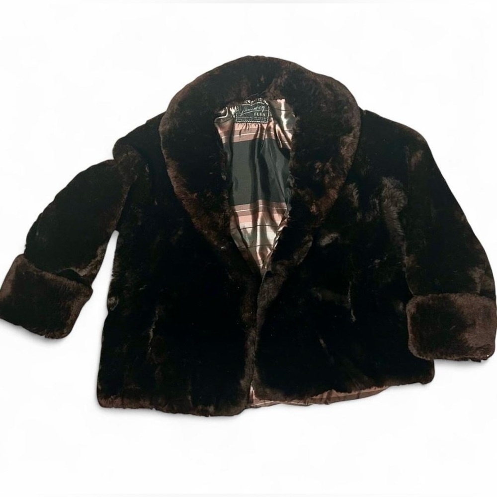 Authentic Fur Coat -Vintage- Brown